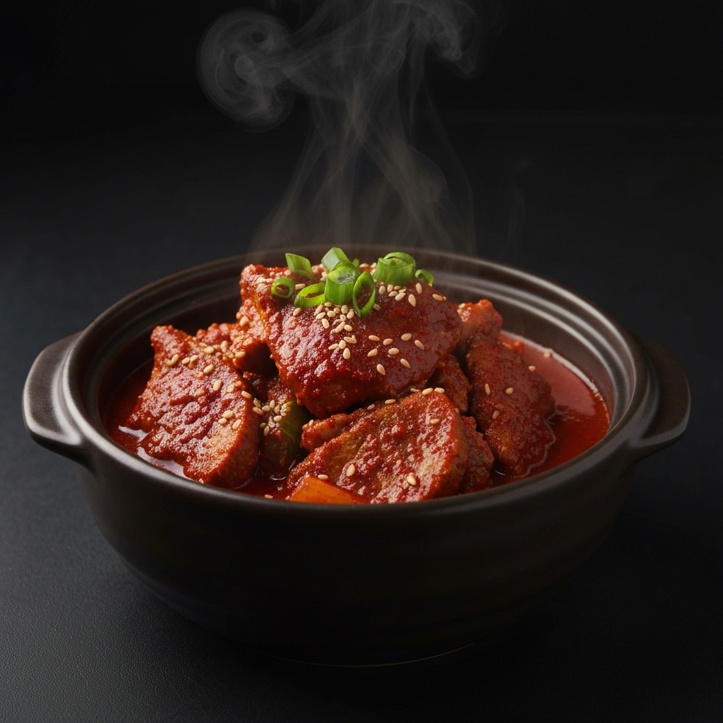 매운국물 돼지갈비찜