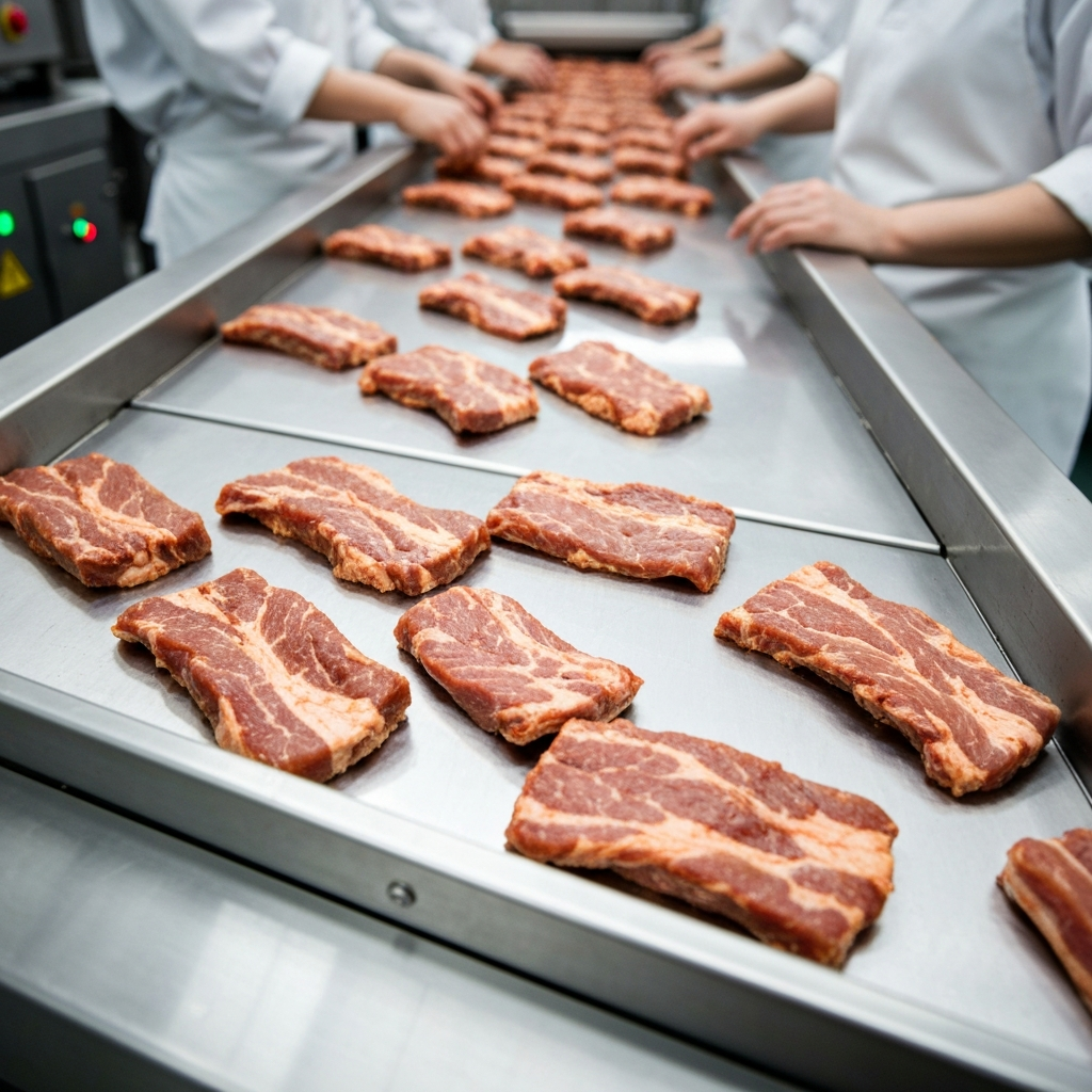 위생적인 생산 라인